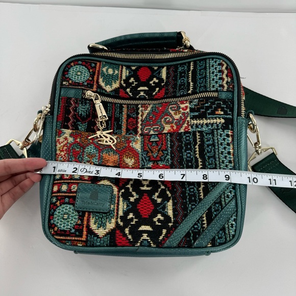 Tote & Carry Tapestry Boho Crossbody Purse Apollo - Picture 8 of 9